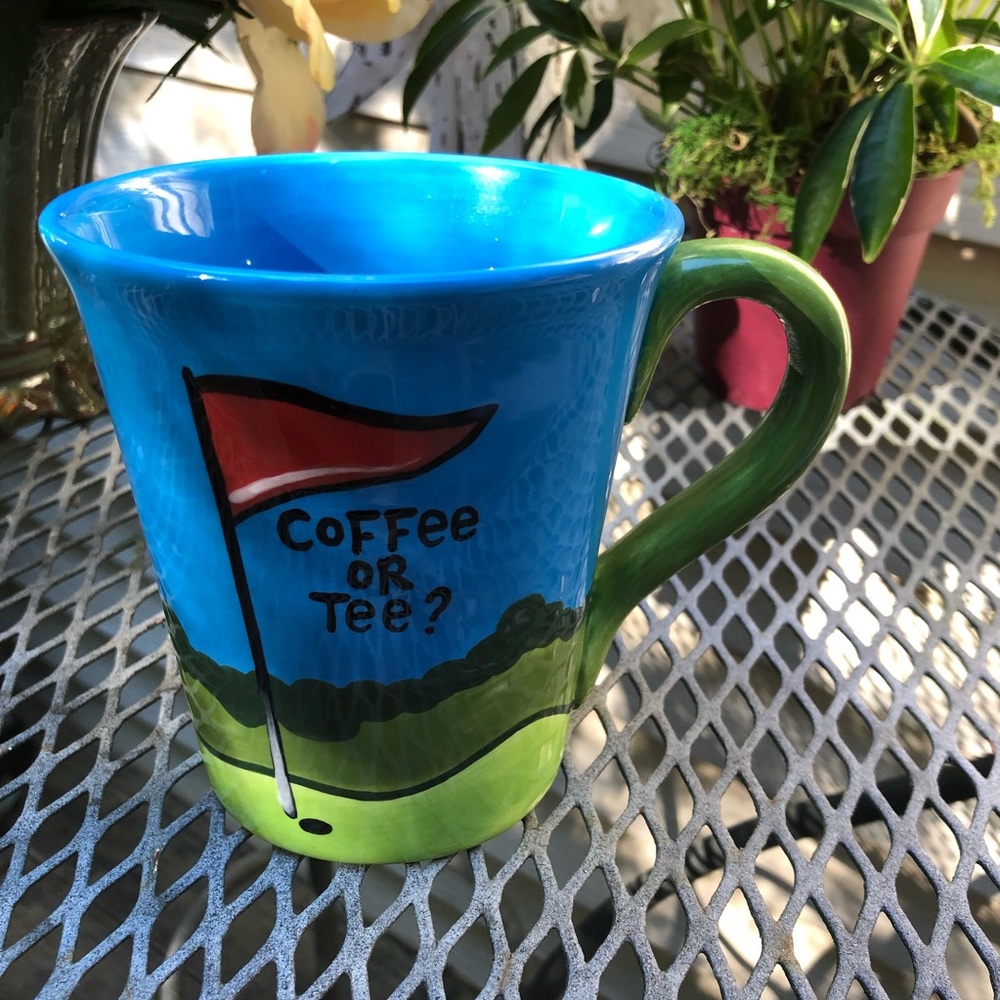 Golf coffee or tea mug